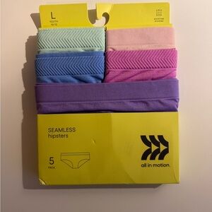 All in Motion Girls Seamless Hipsters - 5pack